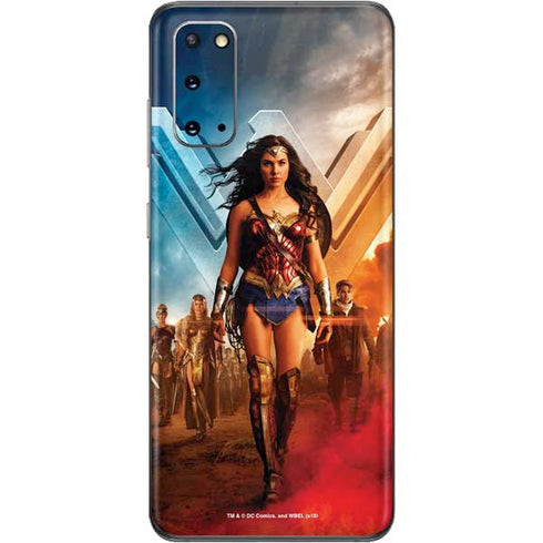 DC Comics Wonder Woman Main characters Poster Galaxy S20 Skin