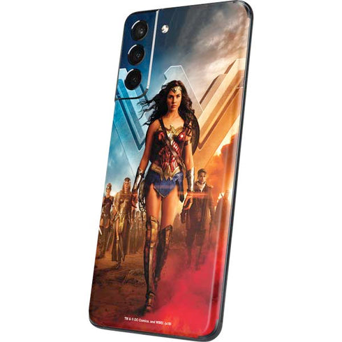 DC Comics Wonder Woman Main characters Poster Galaxy S21 5G Skin