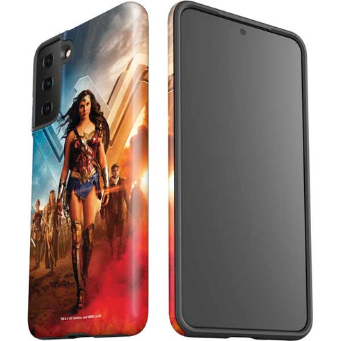 DC Comics Wonder Woman Main characters Poster Galaxy S21 Plus 5G Pro Case