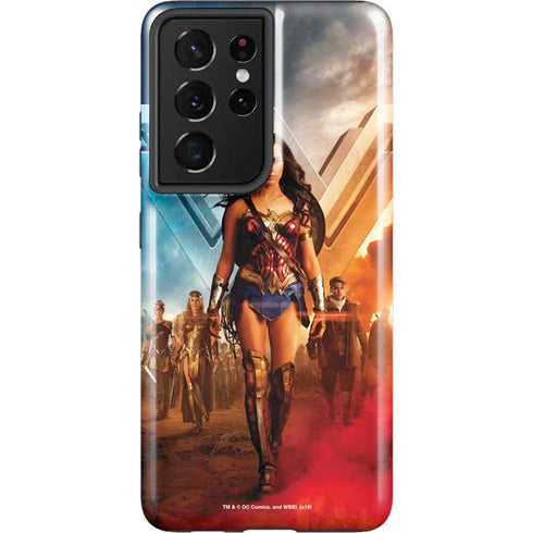 DC Comics Wonder Woman Main characters Poster Galaxy S21 Ultra 5G Pro Case
