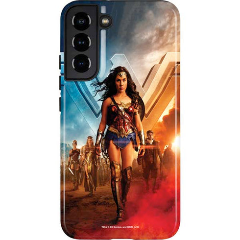 DC Comics Wonder Woman Main characters Poster Galaxy S22 Plus Pro Case