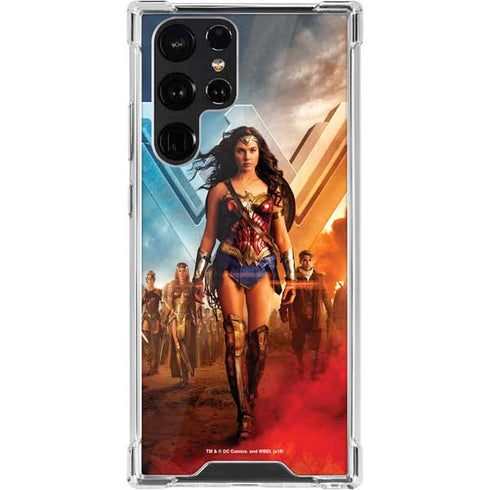 DC Comics Wonder Woman Main characters Poster Galaxy S22 Ultra Clear Case