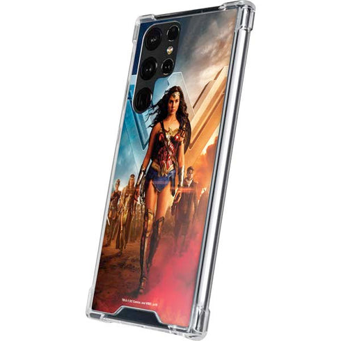 DC Comics Wonder Woman Main characters Poster Galaxy S22 Ultra Clear Case