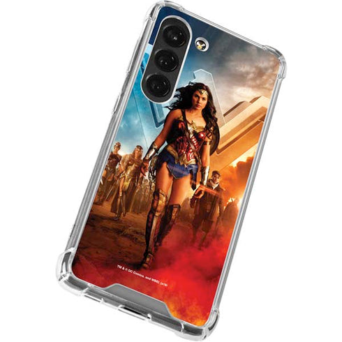 DC Comics Wonder Woman Main characters Poster Galaxy S23 Clear Case