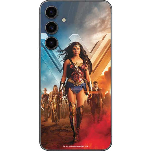 DC Comics Wonder Woman Main characters Poster Galaxy S23 FE Skin
