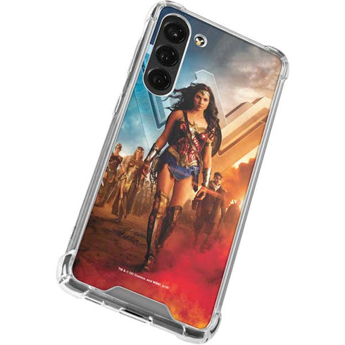 DC Comics Wonder Woman Main characters Poster Galaxy S23 Plus Clear Case