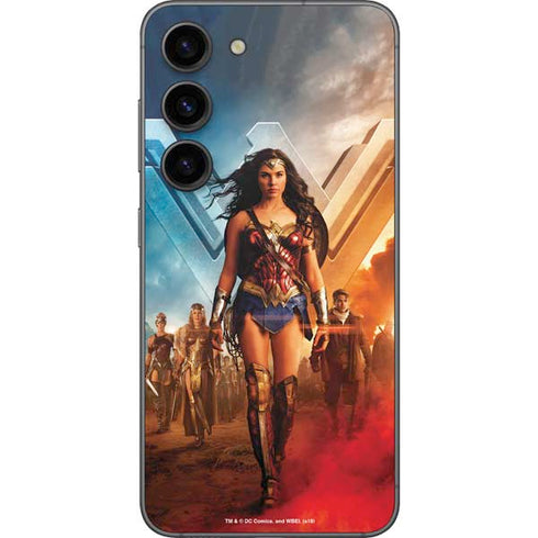 DC Comics Wonder Woman Main characters Poster Galaxy S23 Skin