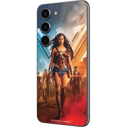 DC Comics Wonder Woman Main characters Poster Galaxy S23 Skin