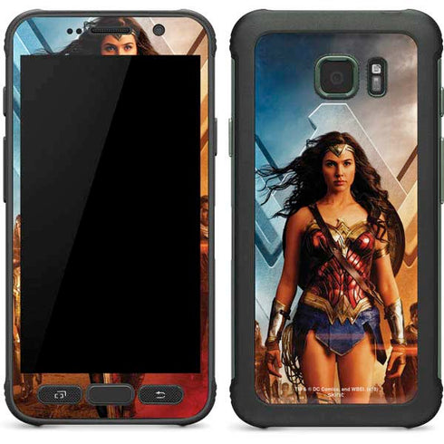 DC Comics Wonder Woman Main characters Poster Galaxy S7 Active Skin
