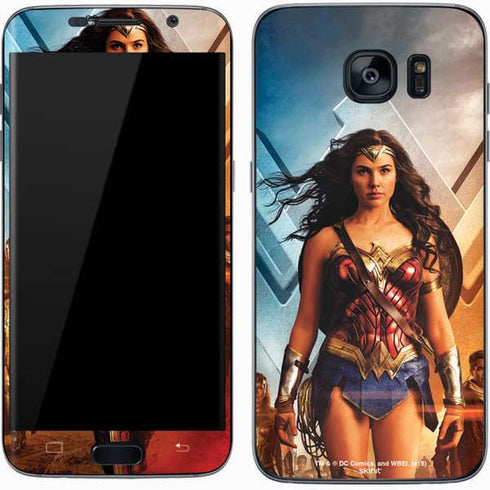 DC Comics Wonder Woman Main characters Poster Galaxy S7 Skin