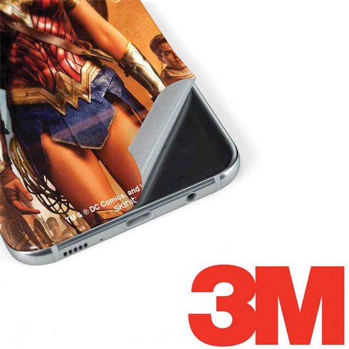 DC Comics Wonder Woman Main characters Poster Galaxy S8 Skin