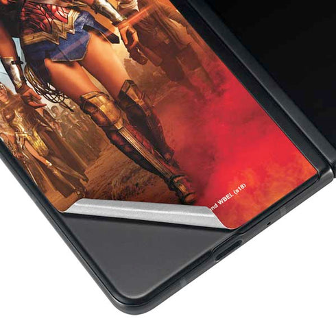 DC Comics Wonder Woman Main characters Poster Galaxy Z Fold4 5G Skin