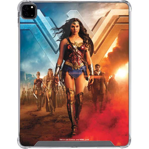 DC Comics Wonder Woman Main characters Poster iPad Pro 12.9in (2020) Clear Case