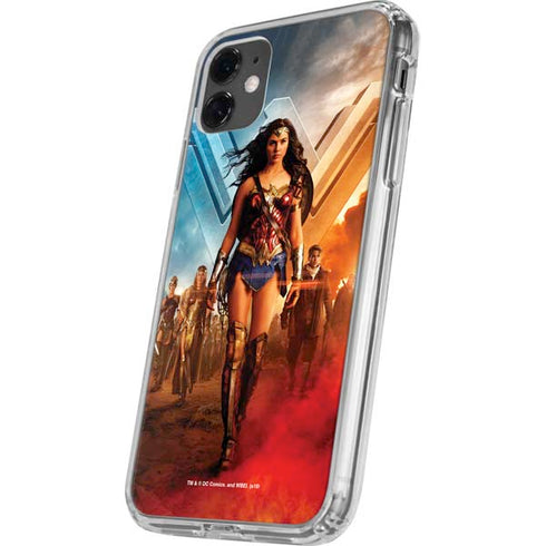 DC Comics Wonder Woman Main characters Poster iPhone 11 Clear Case