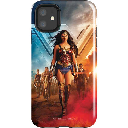 DC Comics Wonder Woman Main characters Poster iPhone 11 Impact Case