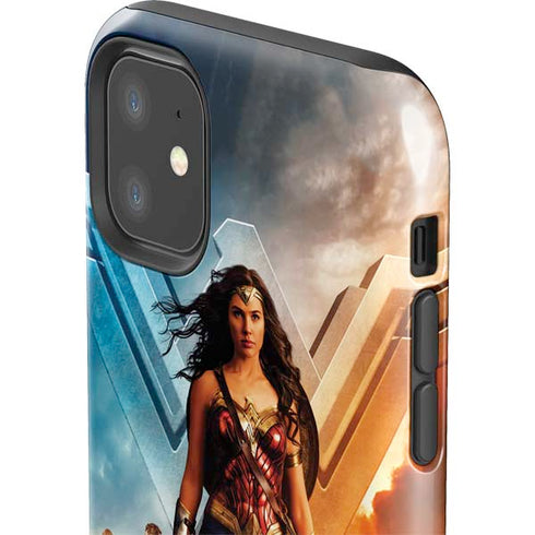 DC Comics Wonder Woman Main characters Poster iPhone 11 Impact Case