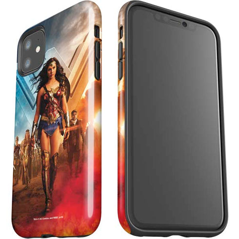 DC Comics Wonder Woman Main characters Poster iPhone 11 Impact Case