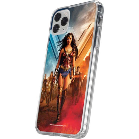 DC Comics Wonder Woman Main characters Poster iPhone 11 Pro Clear Case