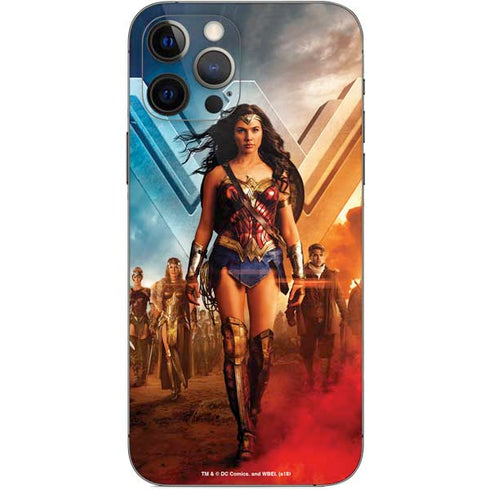 DC Comics Wonder Woman Main characters Poster iPhone 12 Pro Skin