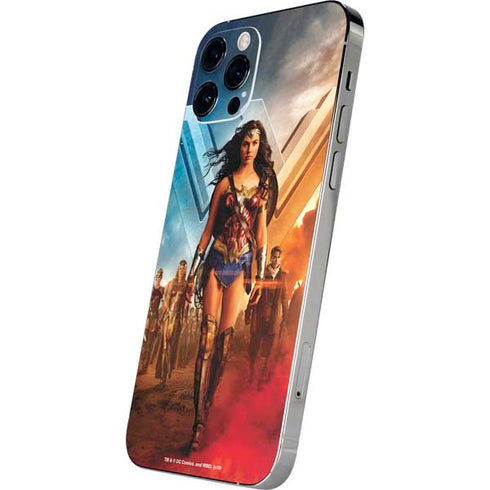 DC Comics Wonder Woman Main characters Poster iPhone 12 Pro Skin