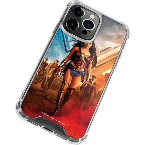 DC Comics Wonder Woman Main characters Poster iPhone 13 Pro Max Clear Case
