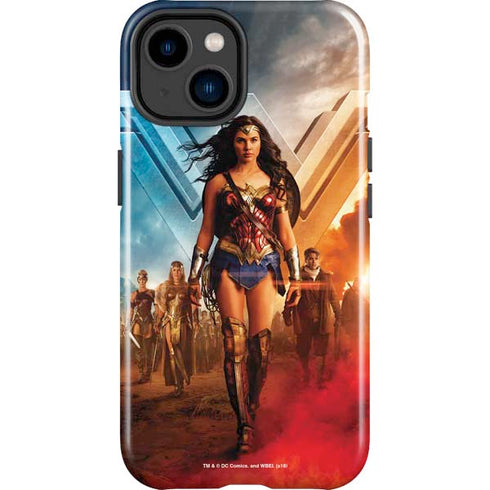 DC Comics Wonder Woman Main characters Poster iPhone 15 Plus Impact Case