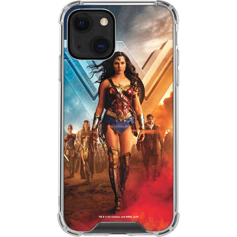 DC Comics Wonder Woman Main characters Poster iPhone 14 Plus Clear Case