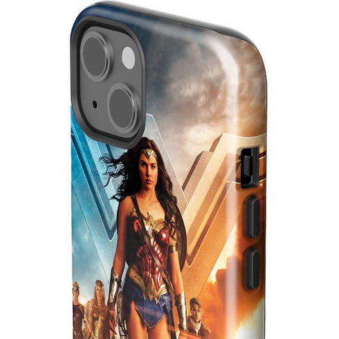 DC Comics Wonder Woman Main characters Poster iPhone 15 Impact Case