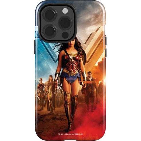 DC Comics Wonder Woman Main characters Poster iPhone 15 Pro Impact Case