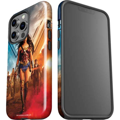 DC Comics Wonder Woman Main characters Poster iPhone 15 Pro Impact Case