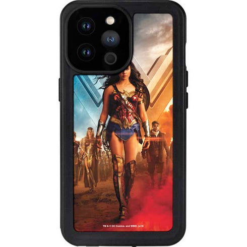 DC Comics Wonder Woman Main characters Poster iPhone 14 Pro Max Waterproof Case