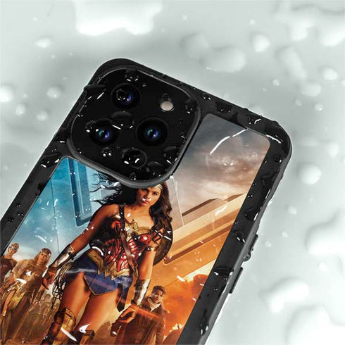 DC Comics Wonder Woman Main characters Poster iPhone 14 Pro Max Waterproof Case