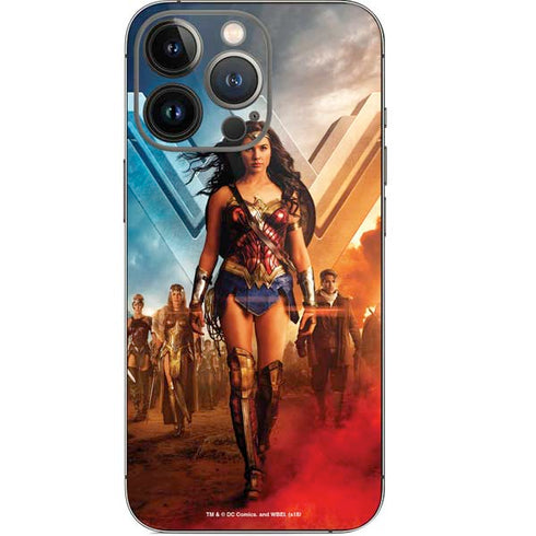 DC Comics Wonder Woman Main characters Poster iPhone 14 Pro Skin