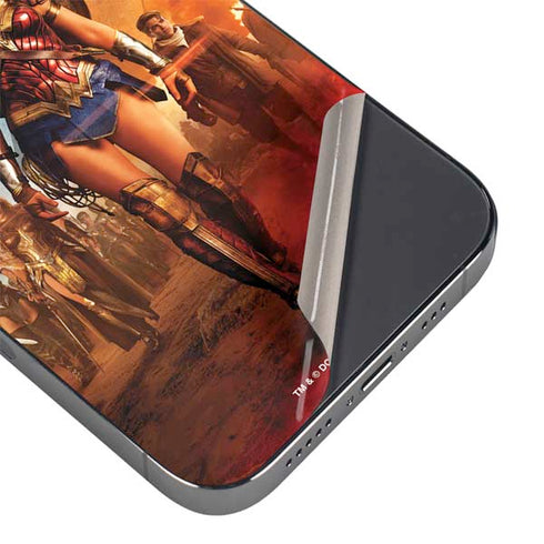 DC Comics Wonder Woman Main characters Poster iPhone 14 Pro Skin