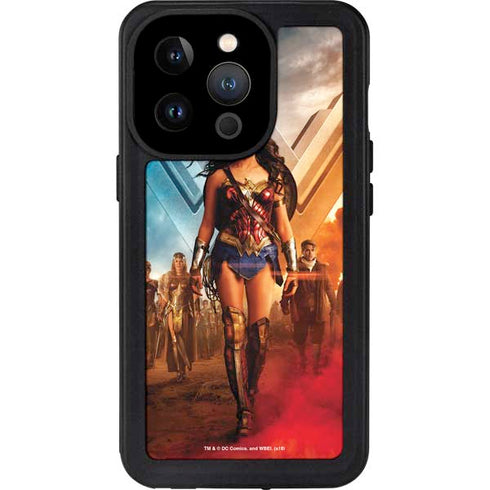DC Comics Wonder Woman Main characters Poster iPhone 14 Pro Waterproof Case