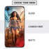 DC Comics Wonder Woman Main characters Poster iPhone SE (2nd & 3rd Gen) Skin