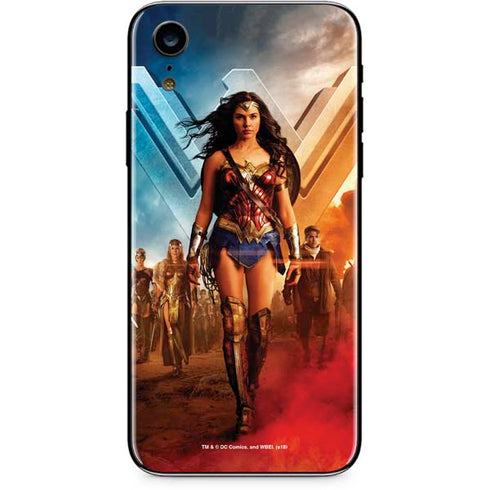 DC Comics Wonder Woman Main characters Poster iPhone XR Skin