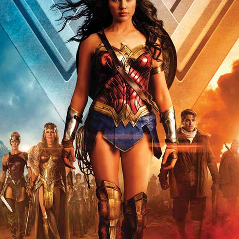 DC Comics Wonder Woman Main characters Poster iPhone XS Max Skin