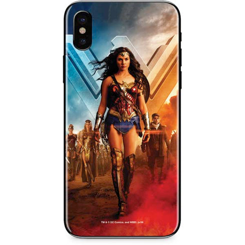 DC Comics Wonder Woman Main characters Poster iPhone XS Skin
