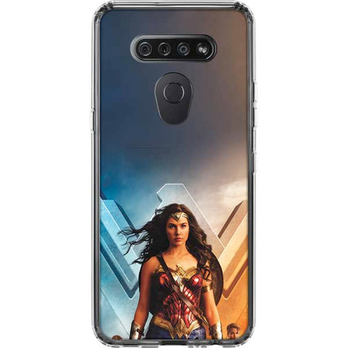 DC Comics Wonder Woman Main characters Poster LG K51/Q51 Clear Case