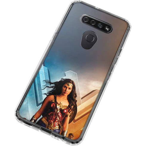DC Comics Wonder Woman Main characters Poster LG K51/Q51 Clear Case