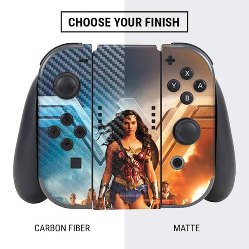 DC Comics Wonder Woman Main characters Poster Nintendo Switch Bundle Skin