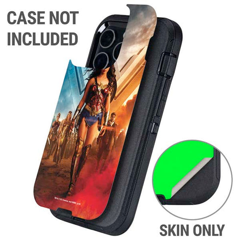DC Comics Wonder Woman Main characters Poster Otterbox Defender iPhone Skin