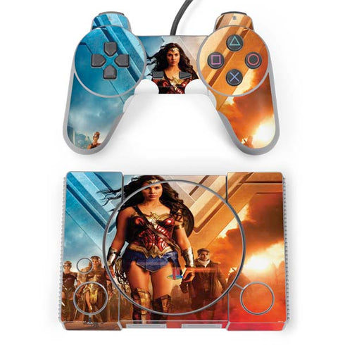 DC Comics Wonder Woman Main characters Poster PlayStation Classic Bundle Skin