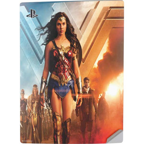 DC Comics Wonder Woman Main characters Poster PS5 Digital Edition Console Skin