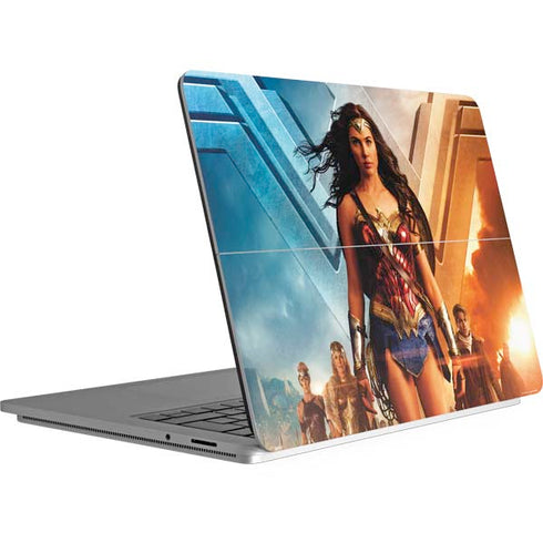 DC Comics Wonder Woman Main characters Poster Surface Laptop Studio Skin