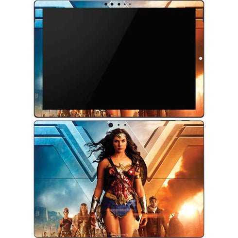 DC Comics Wonder Woman Main characters Poster Surface Pro 6 Skin