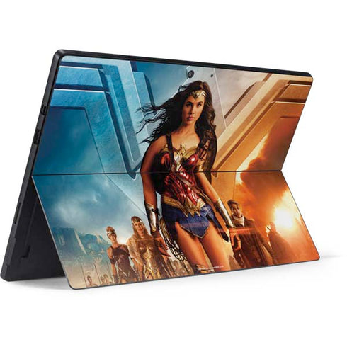 DC Comics Wonder Woman Main characters Poster Surface Pro 7 Skin