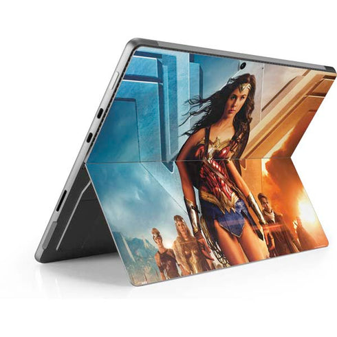 DC Comics Wonder Woman Main characters Poster Surface Pro 8 Skin