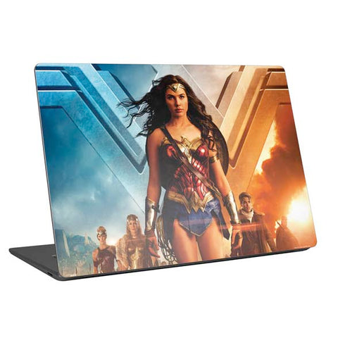 DC Comics Wonder Woman Main characters Poster Universal Laptop 18in (14.6 x 10.6in) Skin